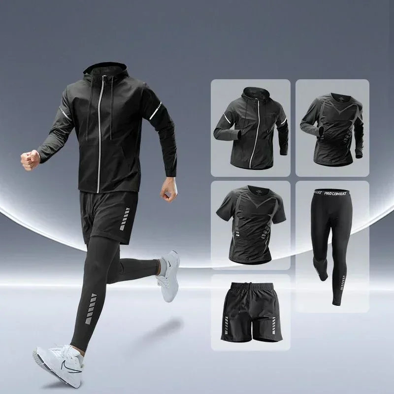 Running Gear Quick Dry - Erkekler İçin Sonbahar Gece Koşuları, Antrenman