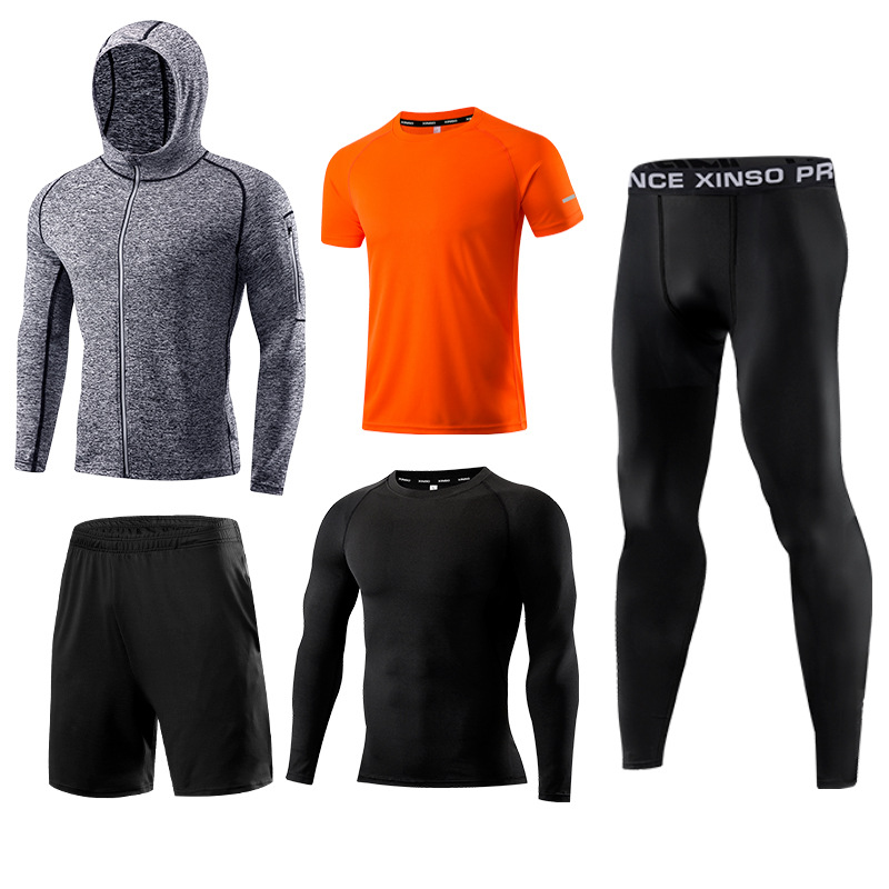 5 Parça Erkek Spor Giyim Seti  - Running Gear Quick Dry incelemesi ve fiyatı