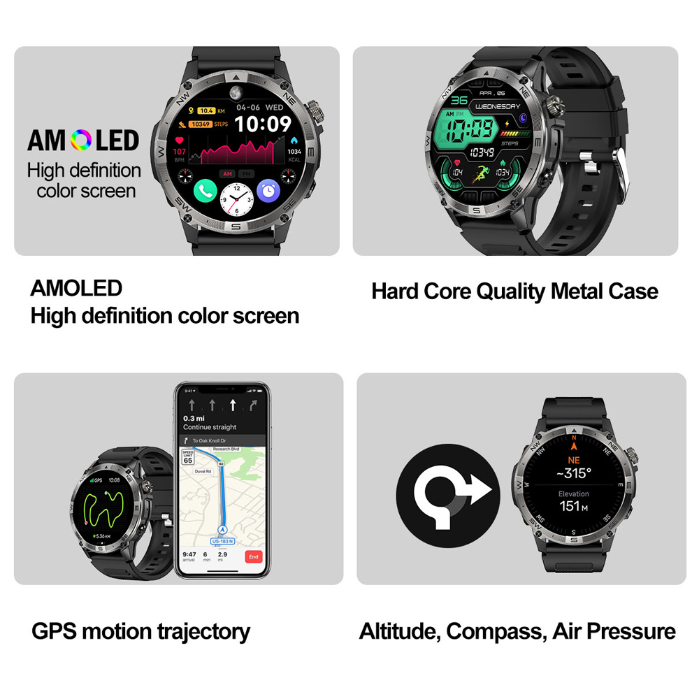 NORTH EDGE GPS Spor Akıllı Saa - Gps Running Watch incelemesi ve fiyatı