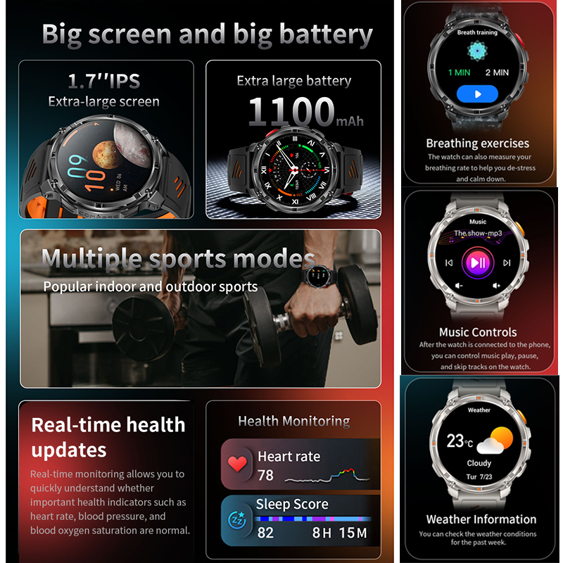 2026 Yeni T-Rex3 Pro 1100mAh P - Gps Running Watch incelemesi ve fiyatı